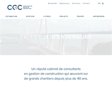 Tablet Screenshot of cgccons.com